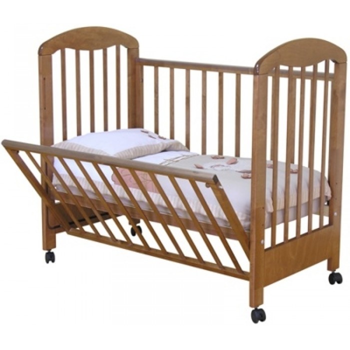 Съемная передняя стенка детской кроватки