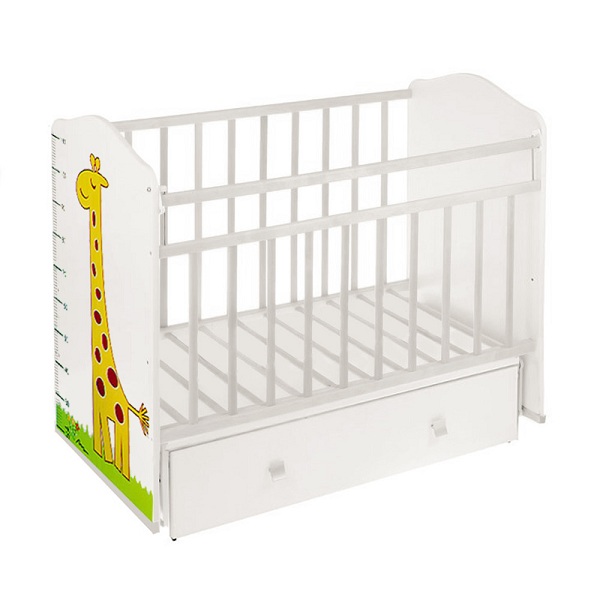 Кроватка с комодом жираф - 81 фото