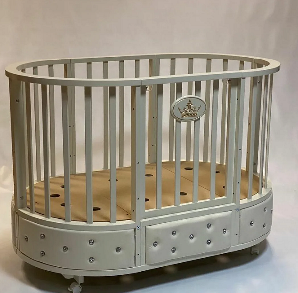 Овальная-круглая кроватка Baby Luce Лидер 7 в 1 | Гипермаркет - Детские ...